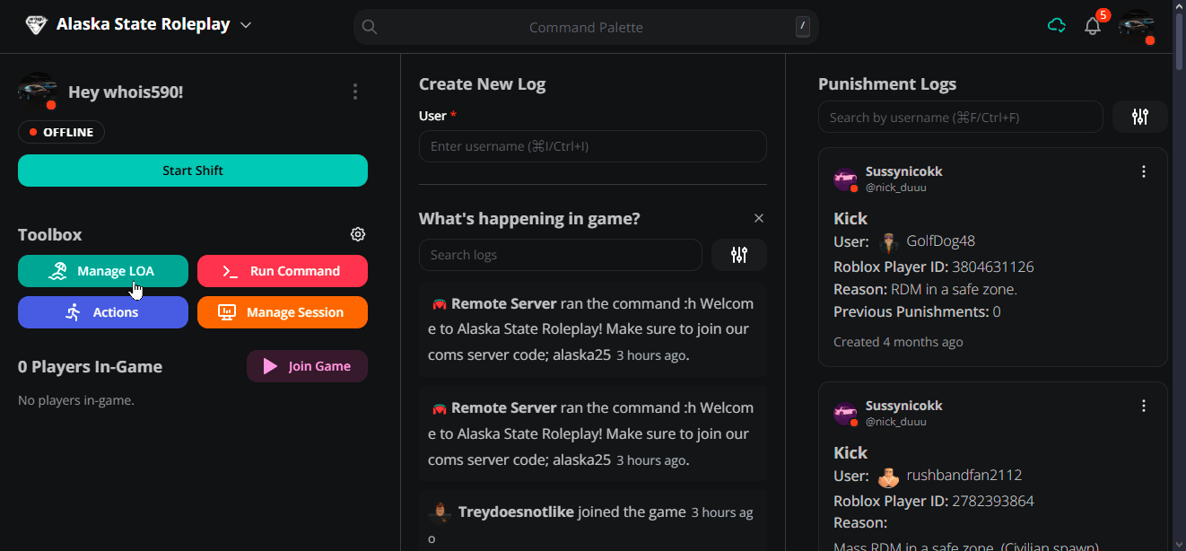Melonly Panel shift system within SoCal